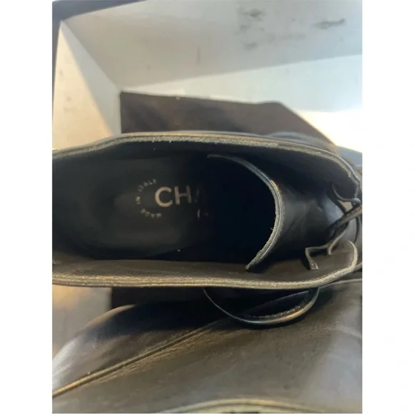 CHANEL Black Ankle Boots - Picture 10 of 11
